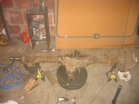 1989 Ford Bronco - halfway apart