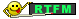 1986 Ford Bronco - A smiley face with its tongue out is shown next to a sign that reads RTFM.