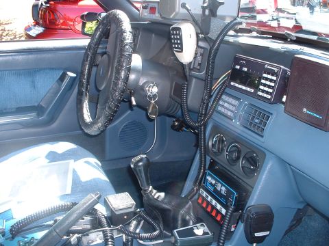 1999 Ford Crown Victoria - Interior of the WSP Mustang.