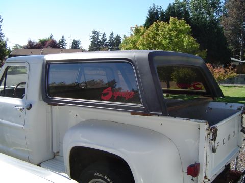 1989 Ford Bronco - New top storage location