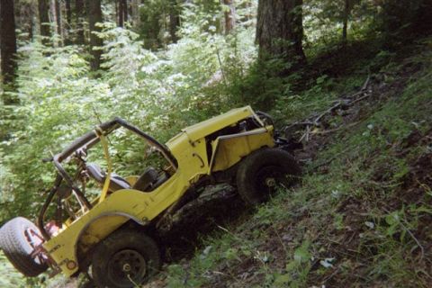 1951 Jeep CJ5 - Steep Hill