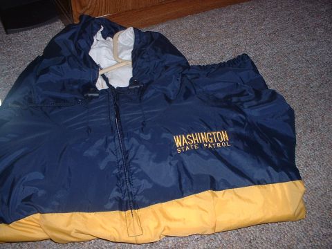 1999 Ford Crown Victoria - Jacket with Washington State Patrol markings.