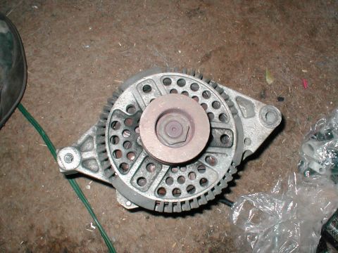 1979 Ford Bronco - This is a photo of an automotive alternator, not a 1979 Ford Bronco.