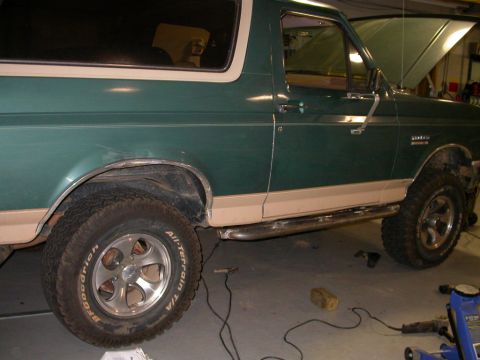 1990 Ford Bronco - Welded up and looking nice.