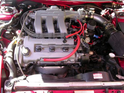1995 Ford Probe - Pre-turbo engine bay pic.