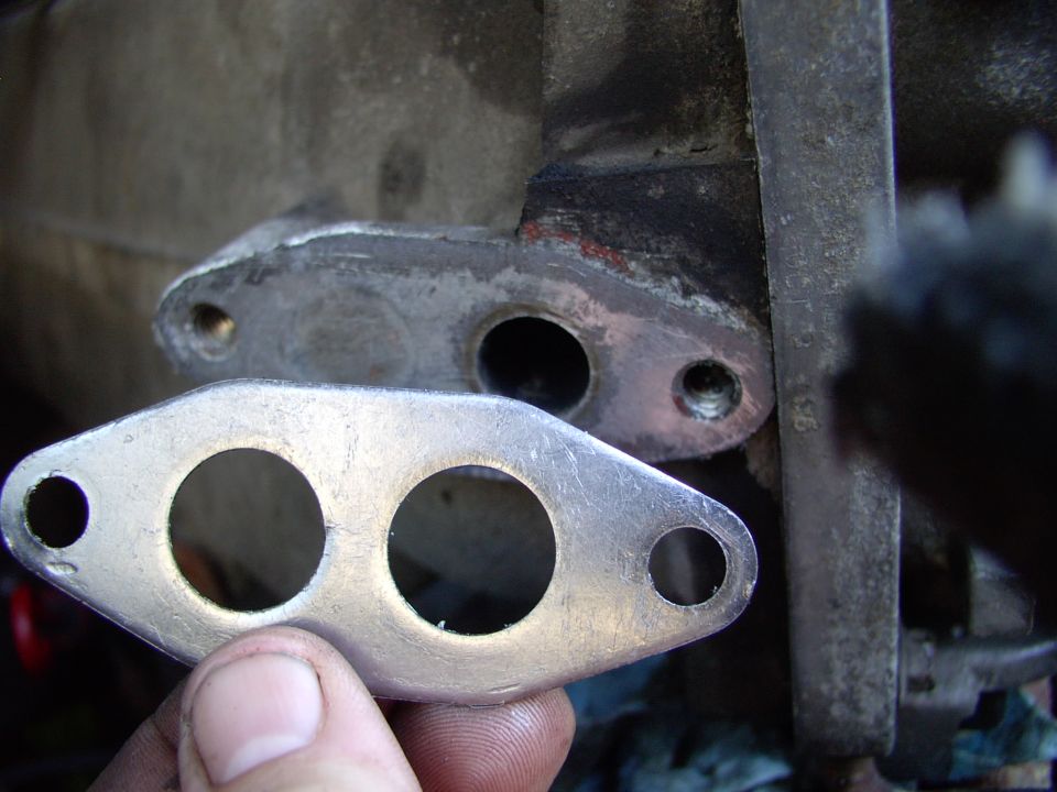 Nice new EGR gasket for it.