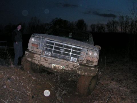 1994 Ford Bronco - Poser shot I know, but it did have a reason. We had just removed the front and rear sway bars and were checking clearances
