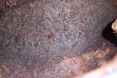 1990 Ford Bronco - sample of inside of front tank