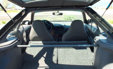 1996 Ford Probe - View of the car's interior, including the front seats and dashboard.