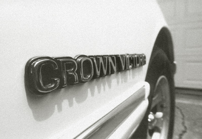 1993 Ford Crown Victoria - Taken with an ultra wide angle(20mm) lens.