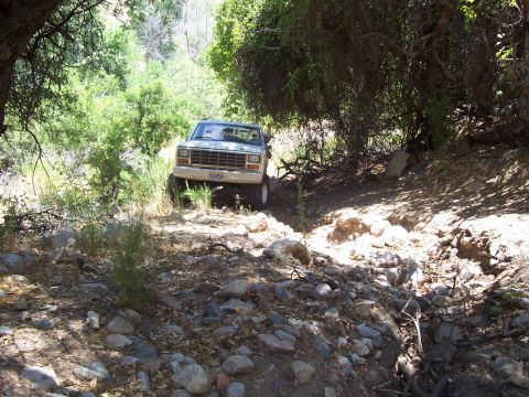 1981 Ford F-150 - Starting up the hill