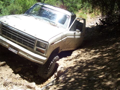 1981 Ford F-150 - Not much room to get out