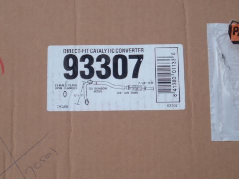1994 Ford Bronco - part # for y pipe