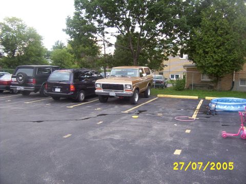 1979 Ford Bronco - Looks better from further away, up close the rust is apparent