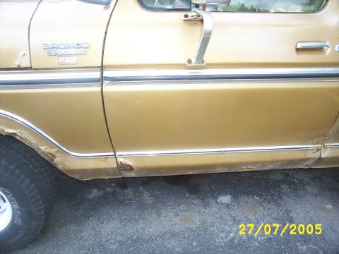 1979 Ford Bronco - Driver Side door, badly rusted