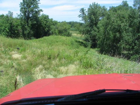 1978 Ford Bronco - a small valley to go back through