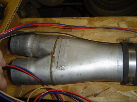 1989 Ford Bronco - Flowmaster "Y" to be used to connect 2 intake tubes to the MAF
