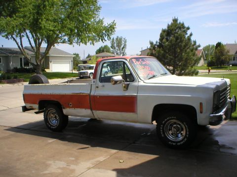 1993 Chevrolet S10 - This pickup truck appears to be from the mid-1970s, not a 1993 model.