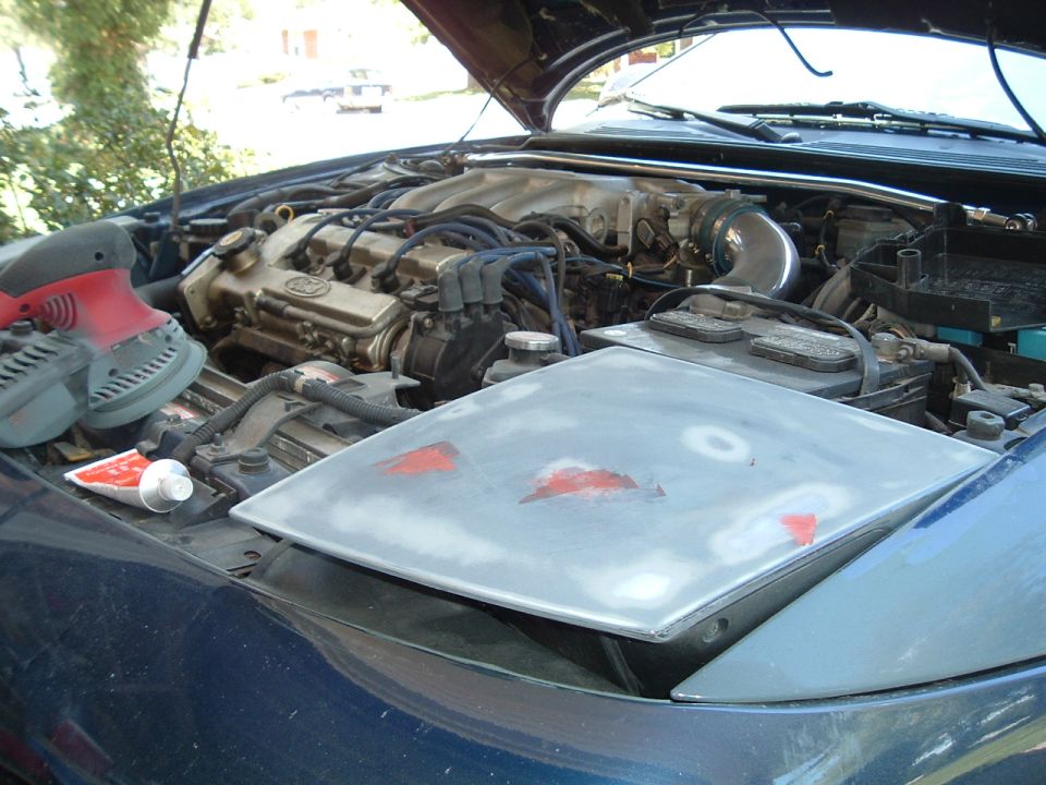 sanded headlights, sleepy for better angle