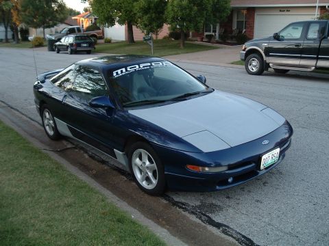 1994 Ford Probe - Finished for the day. Wetsanded smooth, headlights done
