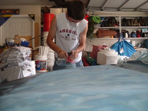 1994 Ford Probe - more sanding