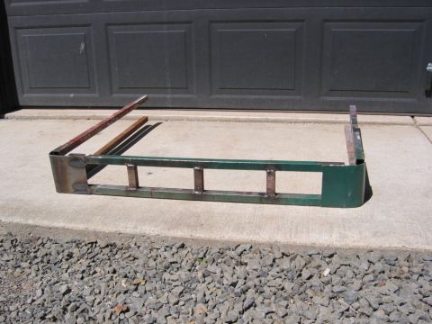 1991 Ford Explorer - This is a custom-built roof rack frame, likely for a vehicle, shown outdoors.