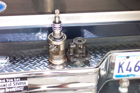 1992 Ford Bronco - Here is the piston and the valve body, ready for reinstallation.