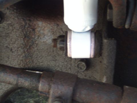 1981 Ford Bronco - New drivers shock mounted on the bottom.