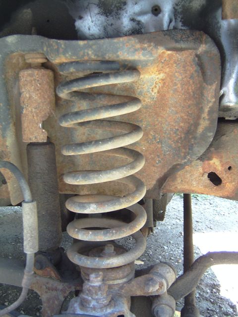 1981 Ford Bronco - Passengers side w/o shock there. I did not get a pic with the new shock there but it looks just like the drivers side . Trust me I know.
