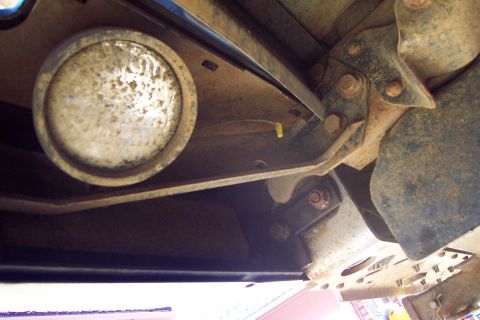 1996 Ford Bronco - Rear Bumper Superstructure Installed (730/2005)