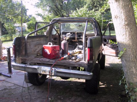 1983 Ford Bronco - main hoop and back bars