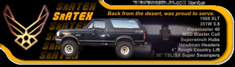 1988 Ford Bronco - This modified 1988 Ford Bronco appears to be ready for off-road adventures.