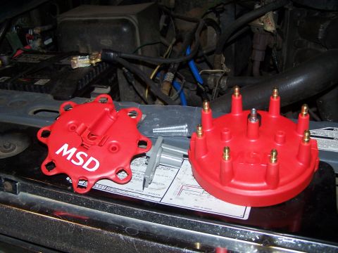 1986 Ford Bronco - MSD Kit - wrong rotor for the kit. 1986 had a screw on rotor.