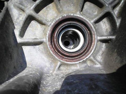 1991 Ford Taurus - A close-up view of a mechanical component, likely from a vehicle's drivetrain.