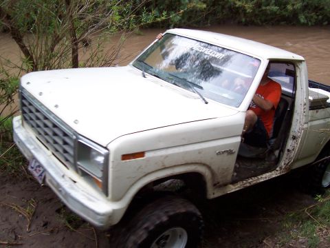 1981 Ford F-150 - Climbing out