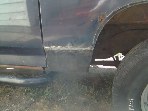1981 Ford Bronco - Repair piece welded in and all good...