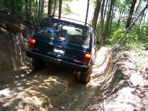 1996 Jeep Cherokee - going up