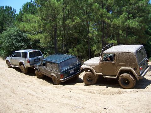 1996 Jeep Cherokee - three is a crowd