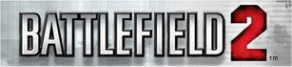 1986 Ford Bronco - The logo for the video game Battlefield 2 is displayed with metallic lettering and a prominent red number 2.