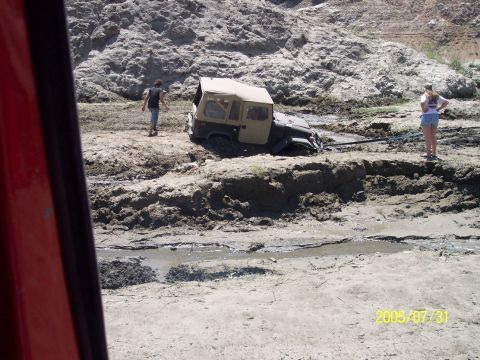 1985 Ford Bronco - this guy was stuck bad.