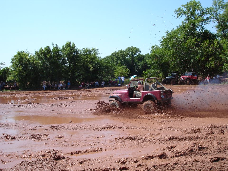 Mark out in the mud pit at sparks