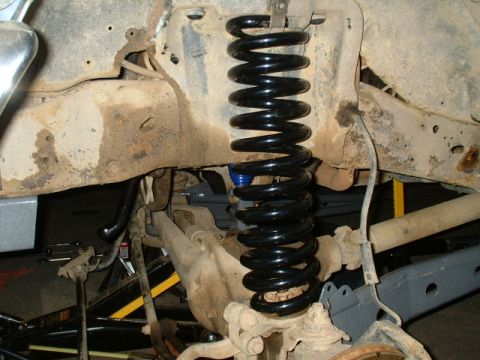 1991 Ford Bronco - Drivers side spring in