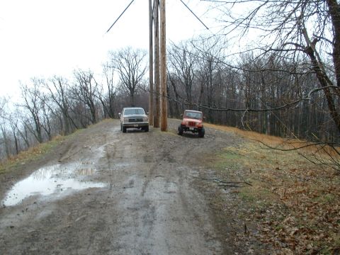 1991 Ford Bronco - Very top of the hill