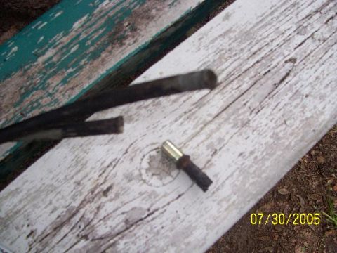 1987 Ford Bronco - End and metal fitting that goes into the speed sensor