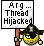 1968 Ford Mustang - A humorous pixel art image depicts a smiley face character holding a sign with a protest-like message.