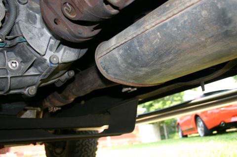 1994 Ford Bronco - Walker Dynomax turbo muffler 3" inlet and dual 2 1/2" outlets