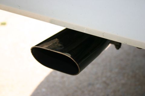 1994 Ford Bronco - Reproduction 1970 Chevelle SS tail pipe tips 2 1/2" inlet.