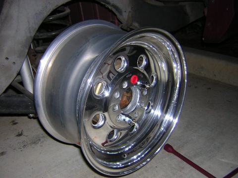 1992 Ford Crown Victoria - Ended up being the wrong backspacing, but this way you can see what a 5.5" backspacing looks like...