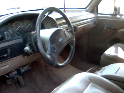 1992 Ford Bronco - my clean interior