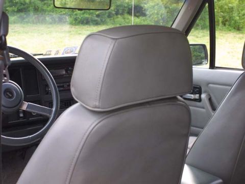 1993 Jeep Cherokee - View From Rear Door When Open